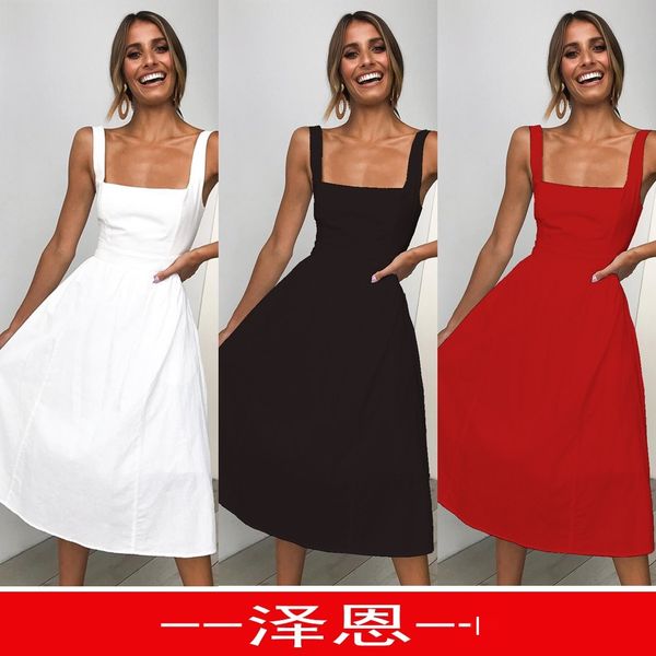 женское дизайнерское платье лето простой слинг сексуальное платье без спинки, Black;gray
женское дизайнерское платье лето простой слинг сексуальное платье без спинки, Black;gray