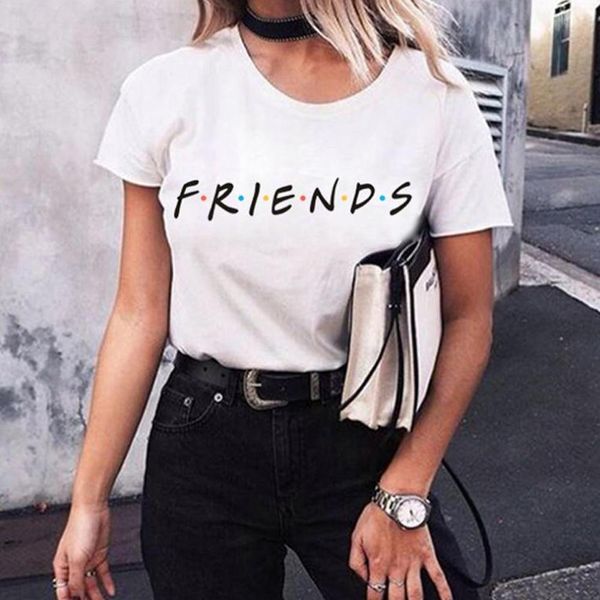 friends letter t shirt women tshirt casual funny t shirt male girlfriend large size european and american printed, White
friends letter t shirt women tshirt casual funny t shirt male girlfriend large size european and american printed, White
