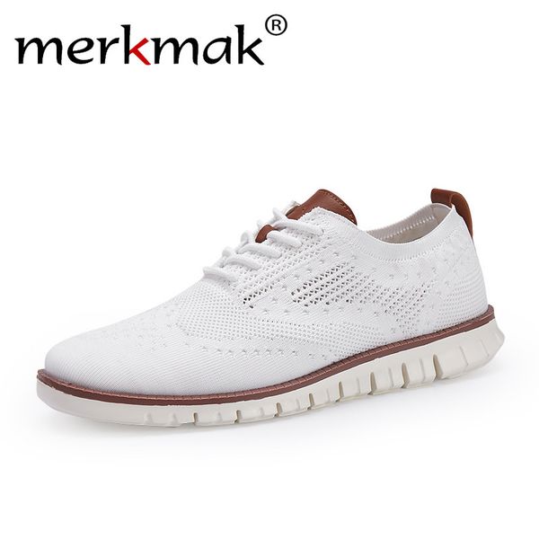 merkmak new brogue men's shoes lace up lightweight british dress footwear fashion hollow breathable knitted mesh flats shoes y200420, Black
merkmak new brogue men's shoes lace up lightweight british dress footwear fashion hollow breathable knitted mesh flats shoes y200420, Black