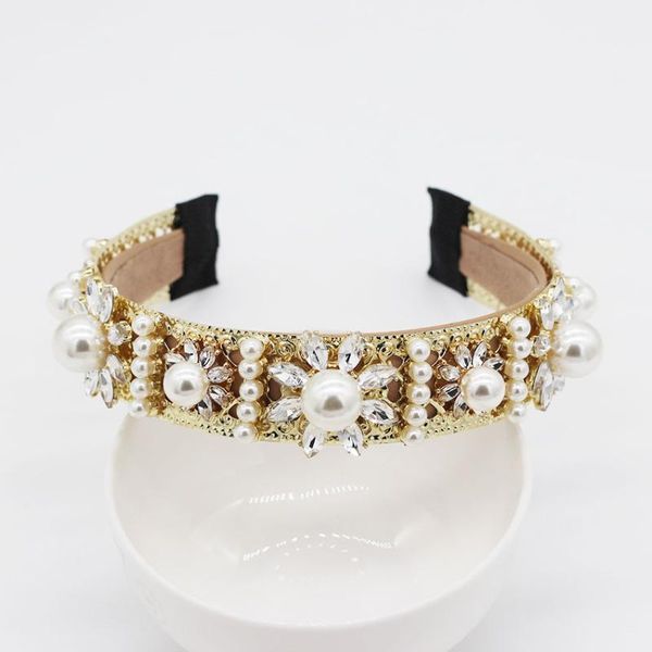 european and american baroque pearl flower geometric headband dance party retro court fashion fashion show hair accessories 992, Golden;white
european and american baroque pearl flower geometric headband dance party retro court fashion fashion show hair accessories 992, Golden;white