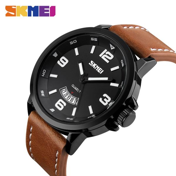 skmei fashion watch men leather complete calendar analog sports watches man waterproof quartz wristwatches relogio masculino, Slivery;brown
skmei fashion watch men leather complete calendar analog sports watches man waterproof quartz wristwatches relogio masculino, Slivery;brown