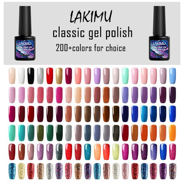 lakimu colorful gel polish nail art semi permanent enamel uv led gel varnish soak off nail polish manicure set, Red;pink
lakimu colorful gel polish nail art semi permanent enamel uv led gel varnish soak off nail polish manicure set, Red;pink