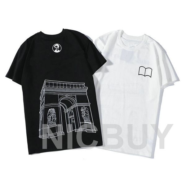 summer 2020 designer luxury mens clothing paris t-shirt book letter print short sleeve print tshirt tee casual t shirt, White;black
summer 2020 designer luxury mens clothing paris t-shirt book letter print short sleeve print tshirt tee casual t shirt, White;black