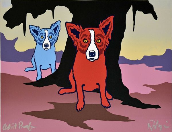 george rodrigue blue dog don't like bein blue split home decor handpainted &hd print oil painting on canvas wall art canvas pictures 20
george rodrigue blue dog don't like bein blue split home decor handpainted &hd print oil painting on canvas wall art canvas pictures 20
