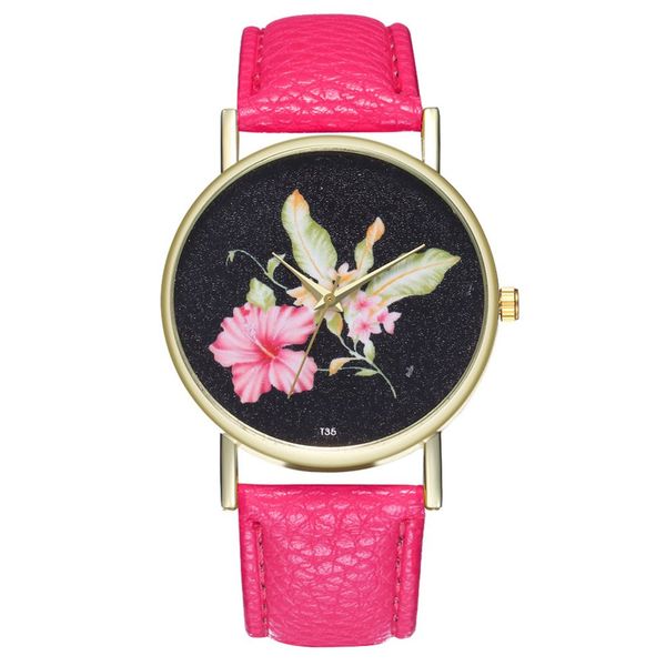 women quartz watch hibiscus flower leather strap quartz ladies watch fashionable popular high-quality women, Slivery;brown
women quartz watch hibiscus flower leather strap quartz ladies watch fashionable popular high-quality women, Slivery;brown