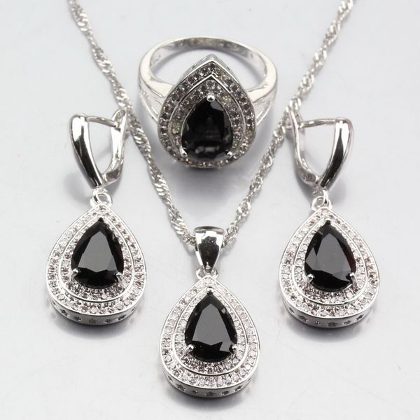 manny trinket water drop black zircon 925 silver women jewelry sets ring earrings pendant necklace chain new arrival, Slivery;golden
manny trinket water drop black zircon 925 silver women jewelry sets ring earrings pendant necklace chain new arrival, Slivery;golden