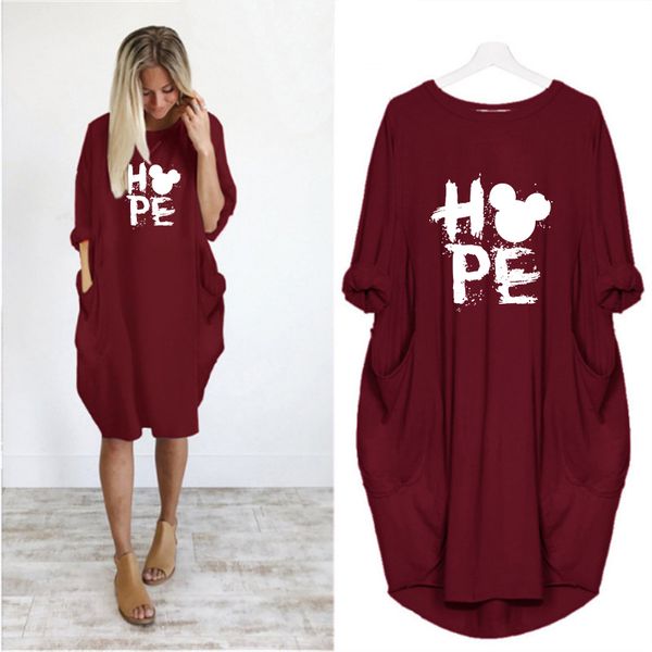 2019 dress printing hope pocket loose dresses vintage fall maxi clothes woman party casual dresses women plus size dress, Black;gray
2019 dress printing hope pocket loose dresses vintage fall maxi clothes woman party casual dresses women plus size dress, Black;gray