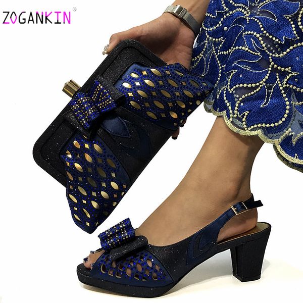 new arrival spring darjk blue sandals shoes and bags set fashion african women high heels shoes and bag set for party, Black
new arrival spring darjk blue sandals shoes and bags set fashion african women high heels shoes and bag set for party, Black