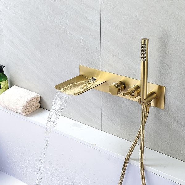 bathtub waterfall shower faucets brushed gold bathroom bathtub mixer taps and cold shower faucets wall mounted bathtub faucet
bathtub waterfall shower faucets brushed gold bathroom bathtub mixer taps and cold shower faucets wall mounted bathtub faucet