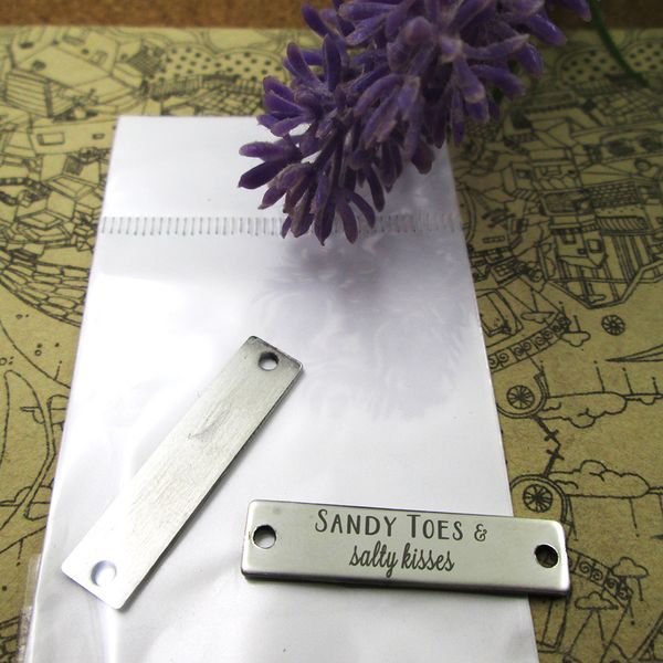 40pcs--"beach connector sandy toes & salty kisses"stainless steel charms more style for choosing diy charms pendants for necklace, Bronze;silver
40pcs--"beach connector sandy toes & salty kisses"stainless steel charms more style for choosing diy charms pendants for necklace, Bronze;silver