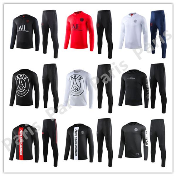 2019 2020 paris soccer jogging jacket tracksuit mbappe pogba soccer jersey survetement 19/20 football training suit set, Black
2019 2020 paris soccer jogging jacket tracksuit mbappe pogba soccer jersey survetement 19/20 football training suit set, Black