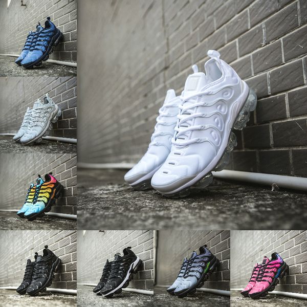 2019 new tn plus shoes violet blue men women running fashion casual shoe tns triple white black trainer air cushion tn requin sneakers
2019 new tn plus shoes violet blue men women running fashion casual shoe tns triple white black trainer air cushion tn requin sneakers