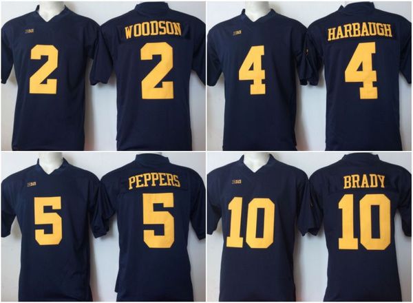 Youth Michigan Wolverines 2 Woodson 4 Jim Harbaugh 5 Jabrill Peppers 12 Tom Brady Blue College Football Jersey Stitched
Youth Michigan Wolverines 2 Woodson 4 Jim Harbaugh 5 Jabrill Peppers 12 Tom Brady Blue College Football Jersey Stitched