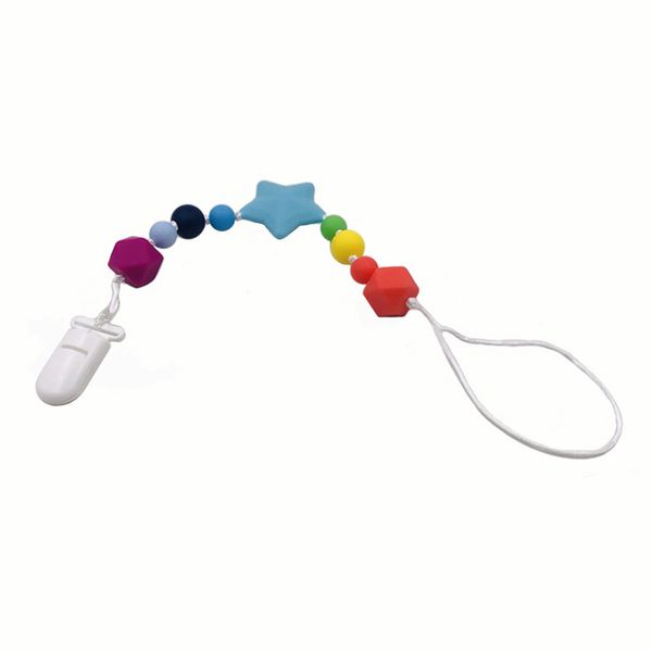 bpa silicone dummy pacifier clips chain big star pendant nursing teething gift for newborn baby boy girl
bpa silicone dummy pacifier clips chain big star pendant nursing teething gift for newborn baby boy girl