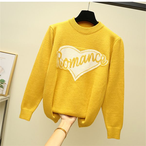 letter cute logo warm loose o-neck knitted sweater pullover all match autumn knitwear sueter mujer long sleeve fashion women, White;black
letter cute logo warm loose o-neck knitted sweater pullover all match autumn knitwear sueter mujer long sleeve fashion women, White;black