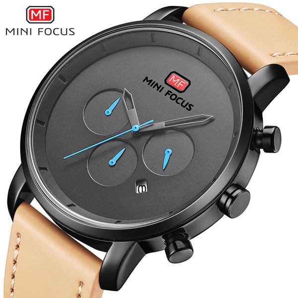 mini focus genuine leather quartz watches men brand chronograph wristwatch army sports watch men clock relogios mf0102 brown, Slivery;brown
mini focus genuine leather quartz watches men brand chronograph wristwatch army sports watch men clock relogios mf0102 brown, Slivery;brown