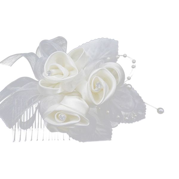 artificial silk flower hair comb elegant wedding party hair accessory for girls women white colorful, Silver
artificial silk flower hair comb elegant wedding party hair accessory for girls women white colorful, Silver