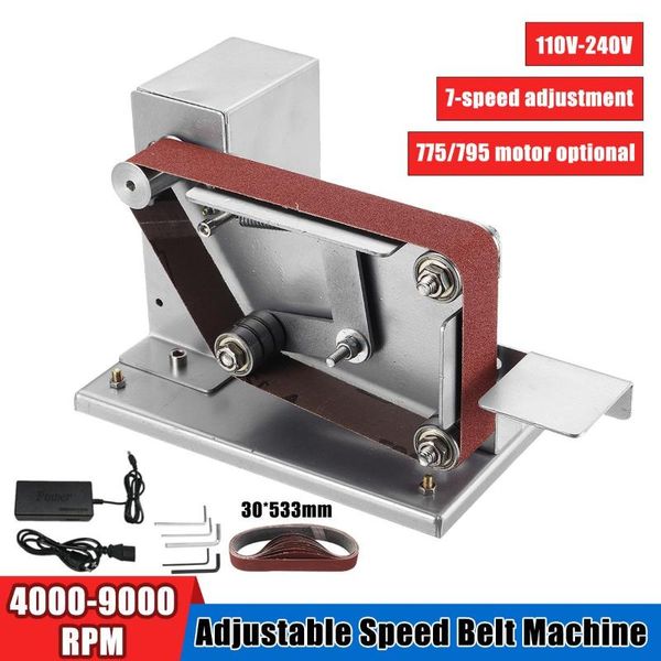 mini angle grinder electric belt sander with adapter 3cm polishing grinding machine cutter edges sharpener belt grinder 110/220v
mini angle grinder electric belt sander with adapter 3cm polishing grinding machine cutter edges sharpener belt grinder 110/220v