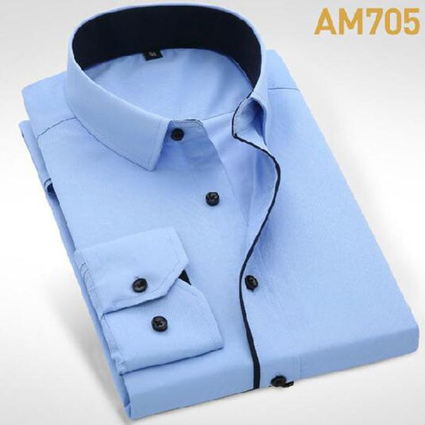 business men dress shirts camisa single breasted comfortable pure cotton solid candy color cloth breathable spring autumn wear, White;black
business men dress shirts camisa single breasted comfortable pure cotton solid candy color cloth breathable spring autumn wear, White;black