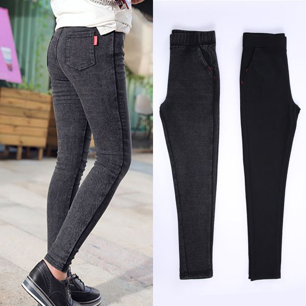 new girls spring jeans baby autumn black denim jeans kids elastic waist girls trousers child slim casual pants, Blue
new girls spring jeans baby autumn black denim jeans kids elastic waist girls trousers child slim casual pants, Blue