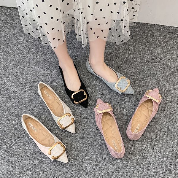 shoes woman flats soft shallow mouth autumn 2019 fashion women's casual female sneakers all-match pointed toe dress boat summer, Black
shoes woman flats soft shallow mouth autumn 2019 fashion women's casual female sneakers all-match pointed toe dress boat summer, Black