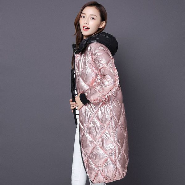 hooded bomber jackets women casual parka female long coat winter 2019 bright golden silver coats warm cotton padded jacket dt096, Black
hooded bomber jackets women casual parka female long coat winter 2019 bright golden silver coats warm cotton padded jacket dt096, Black