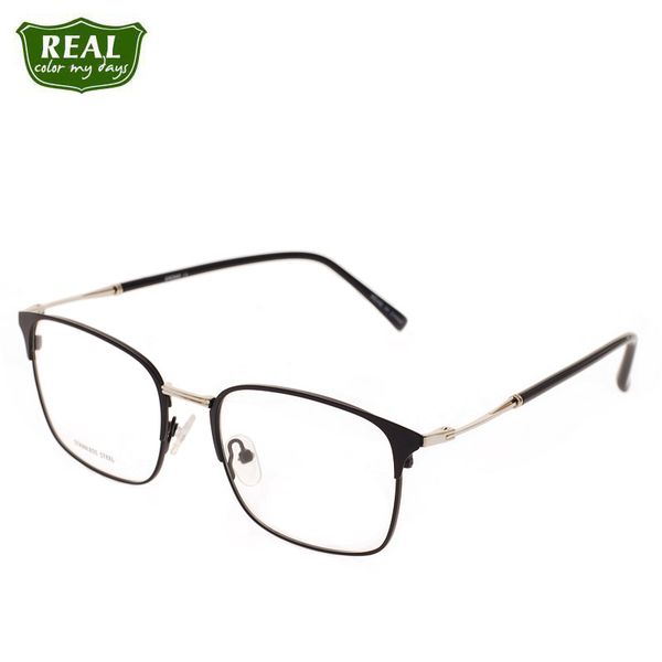 real fashion classic big frame man woman glasses frame metal myopic glass optical glass prescription eyewear half unisex, Black
real fashion classic big frame man woman glasses frame metal myopic glass optical glass prescription eyewear half unisex, Black