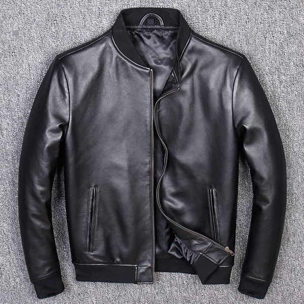 aviation genuine leather short bomber jacket men pilot sheepskin real leather jacket slim large size 5xl coats veste cuir homme, Black
aviation genuine leather short bomber jacket men pilot sheepskin real leather jacket slim large size 5xl coats veste cuir homme, Black