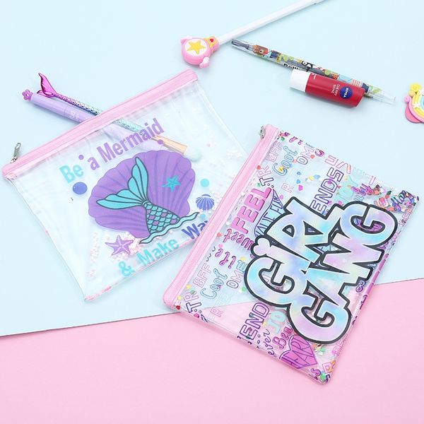 unicorn new style japanese korean cartoon envelope bag pvc shimmering powder sequin girl's pencil case large capacity waterproof other
unicorn new style japanese korean cartoon envelope bag pvc shimmering powder sequin girl's pencil case large capacity waterproof other