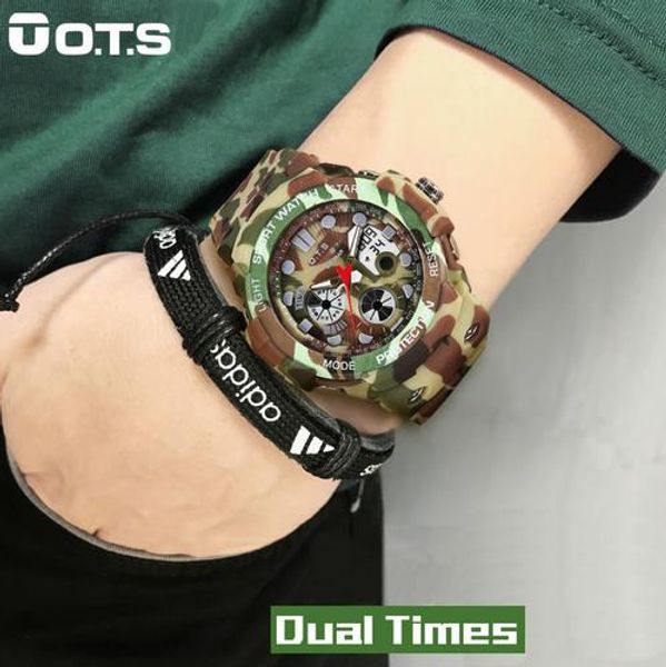 ots new arrival men sports watches led digital-watch fashion outdoor waterproof climbing rubber army watch reloj hombre, Slivery;brown
ots new arrival men sports watches led digital-watch fashion outdoor waterproof climbing rubber army watch reloj hombre, Slivery;brown