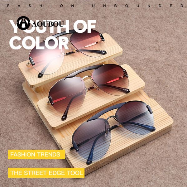 large double beam gradual color frameless ladies girls sunglasses occhiali da sole anteojos de sol mujer lunette soleil politie, White;black
large double beam gradual color frameless ladies girls sunglasses occhiali da sole anteojos de sol mujer lunette soleil politie, White;black