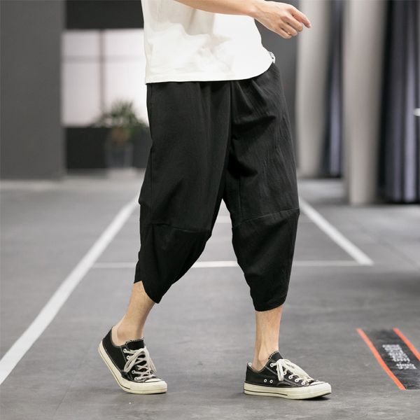 men's pants men harajuku harem 2021 mens summer cotton linen joggers male vintage chinese style sweatpants fashions, Black
men's pants men harajuku harem 2021 mens summer cotton linen joggers male vintage chinese style sweatpants fashions, Black