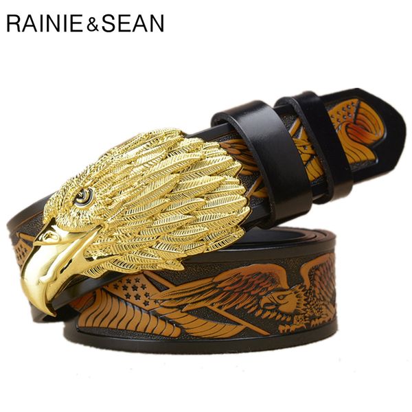 rainie sean eagle buckle belt men real leather embossed pin belt male black luxury genuine leather cowhide designer belts 130cm, Black;brown
rainie sean eagle buckle belt men real leather embossed pin belt male black luxury genuine leather cowhide designer belts 130cm, Black;brown