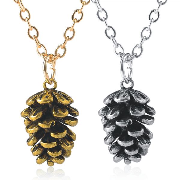 creative pinecone pendant necklace woman gold / silver color alloy pinecone necklace fashion hip hop rock jewelry accessories
creative pinecone pendant necklace woman gold / silver color alloy pinecone necklace fashion hip hop rock jewelry accessories