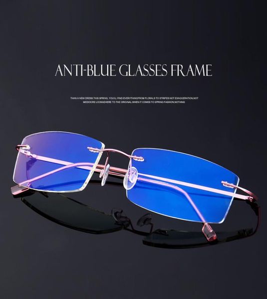 rimless computer glasses men anti-blue light glasses women gaming eyeglasses metal frame anti uv optical fold eyewear, White;black
rimless computer glasses men anti-blue light glasses women gaming eyeglasses metal frame anti uv optical fold eyewear, White;black