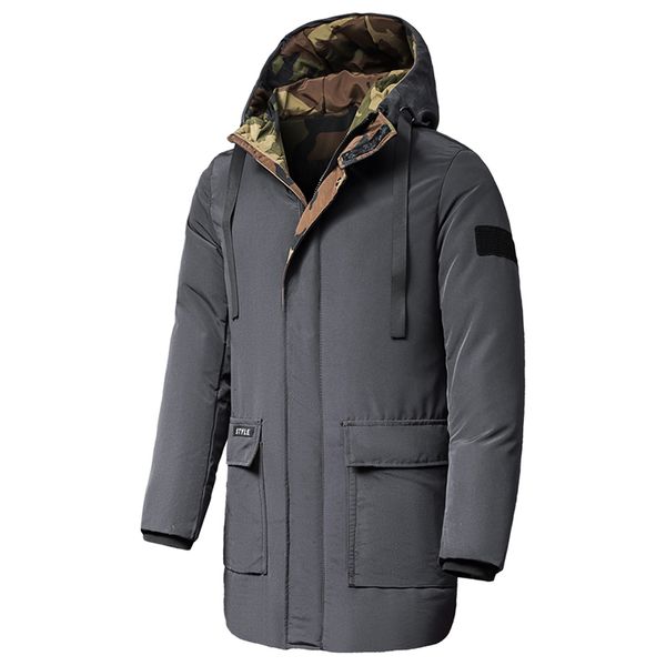 men winter new long casual camouflage hooded jacket parkas men outdoor fashion warm thick pockets army coat parkas men, Black
men winter new long casual camouflage hooded jacket parkas men outdoor fashion warm thick pockets army coat parkas men, Black