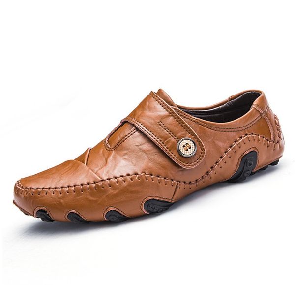 fashion leather men's dress shoes waterproof lazy loaferssoft moccasins flat shoes, Black
fashion leather men's dress shoes waterproof lazy loaferssoft moccasins flat shoes, Black