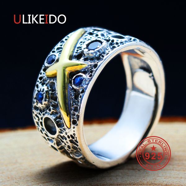 100% pure 925 sterling silver jewelry cross rings star blue opening vintage men signet ring for women special gift 0036, Golden;silver
100% pure 925 sterling silver jewelry cross rings star blue opening vintage men signet ring for women special gift 0036, Golden;silver
