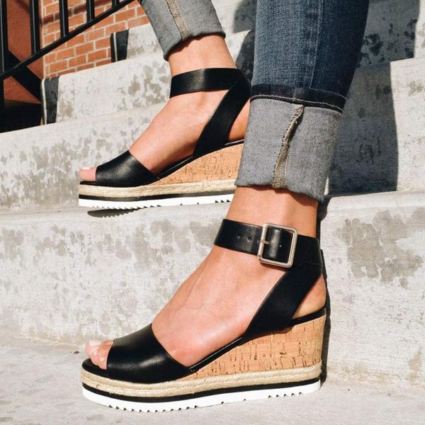 doratasia new arrivals high heels leisure platform large size 43 summer shoes women wedges sandals female, Black
doratasia new arrivals high heels leisure platform large size 43 summer shoes women wedges sandals female, Black
