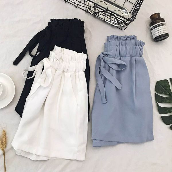 white black shorts women new lace up high waist wide leg summer shorts loose casual soft short femme beach women c5255
white black shorts women new lace up high waist wide leg summer shorts loose casual soft short femme beach women c5255