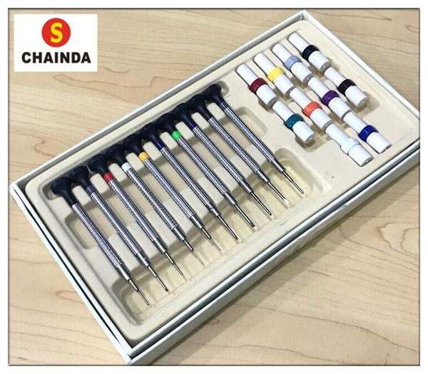 new 10pcs metal watch screwdriver set with spare tips for watch repair
new 10pcs metal watch screwdriver set with spare tips for watch repair