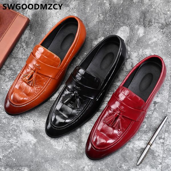 crocodile shoes evening dress tassel shoes men oxford men formal leather big size coiffeur sapato social masculino, Black
crocodile shoes evening dress tassel shoes men oxford men formal leather big size coiffeur sapato social masculino, Black