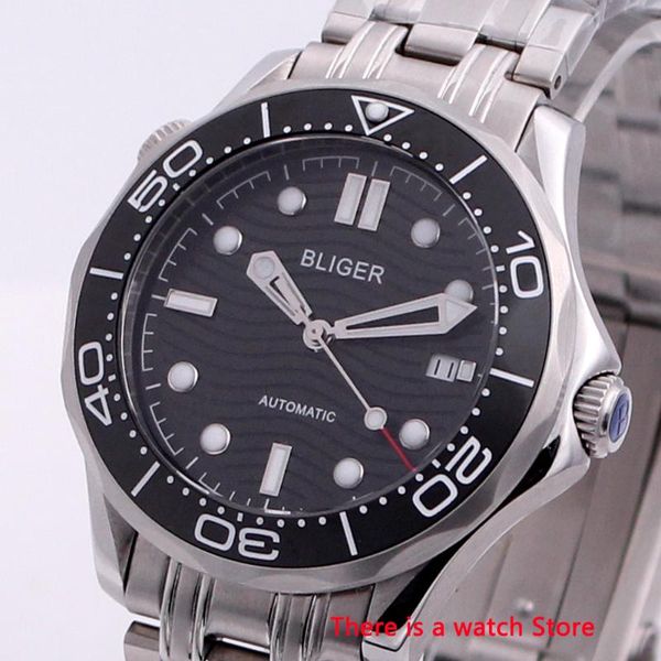 bliger 41mm men watch stainless steel bracelet sapphire crystal luminous waterproof calendar automatic mechanical wristwatch men, Slivery;brown
bliger 41mm men watch stainless steel bracelet sapphire crystal luminous waterproof calendar automatic mechanical wristwatch men, Slivery;brown