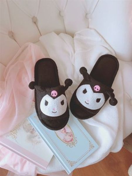 ivyye kuromi cinnamoroll главная аниме трусы мультфильм зима теплые комнатная обувь плюшевые мягкие домашние тапочки новые подарки на день р, Black 
ivyye kuromi cinnamoroll главная аниме трусы мультфильм зима теплые комнатная обувь плюшевые мягкие домашние тапочки новые подарки на день р, Black
