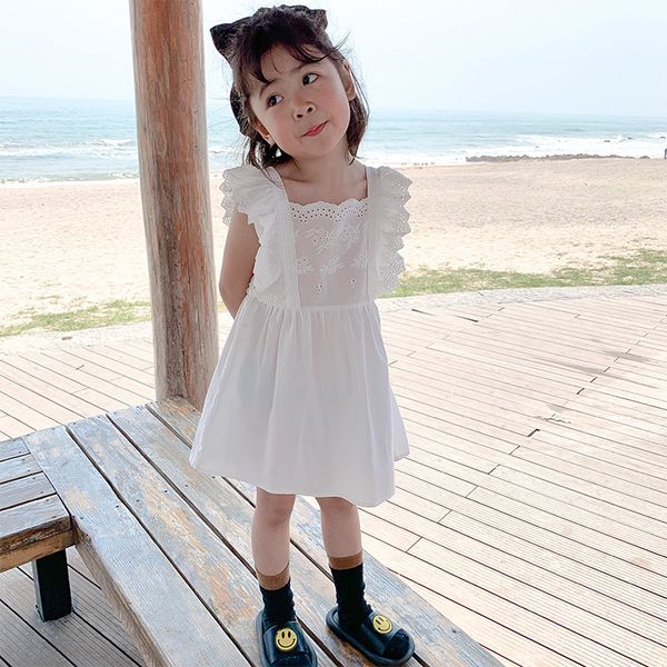 2020 summer new girls hollow lace dress children lady princess dress camisole white for 2-6y, Red;yellow
2020 summer new girls hollow lace dress children lady princess dress camisole white for 2-6y, Red;yellow