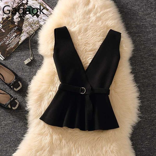women's vests gagaok women office lady short vest spring autumn solid v-neck adjustable waist slim wild harajuku female fashion, Black;white
women's vests gagaok women office lady short vest spring autumn solid v-neck adjustable waist slim wild harajuku female fashion, Black;white