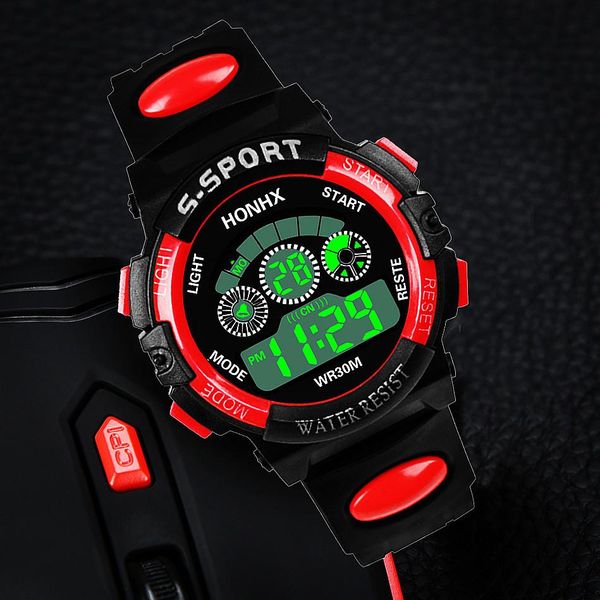 digital children's clock sports student alarm clocks fashion military kid boy girl gift baby wrist watches sport electronic hour pkxwx, Blue
digital children's clock sports student alarm clocks fashion military kid boy girl gift baby wrist watches sport electronic hour pkxwx, Blue