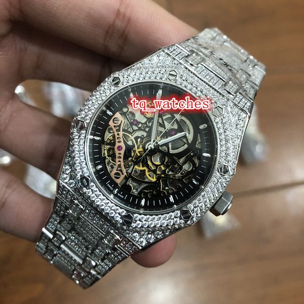 global men's watches ice diamond watch silver diamond case watch automatic mechanical sports watch, Slivery;brown
global men's watches ice diamond watch silver diamond case watch automatic mechanical sports watch, Slivery;brown