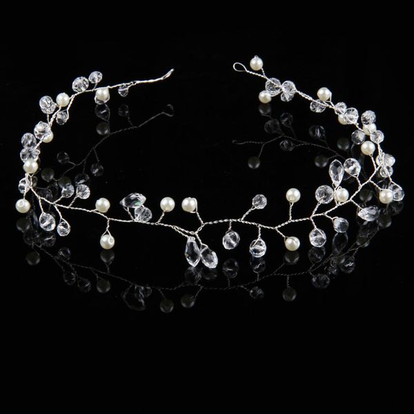 silver crystal pearl beads headband tiaras headdress retro bridal handmade headpiece hair jewelry women wedding accessories bh, Golden;white
silver crystal pearl beads headband tiaras headdress retro bridal handmade headpiece hair jewelry women wedding accessories bh, Golden;white
