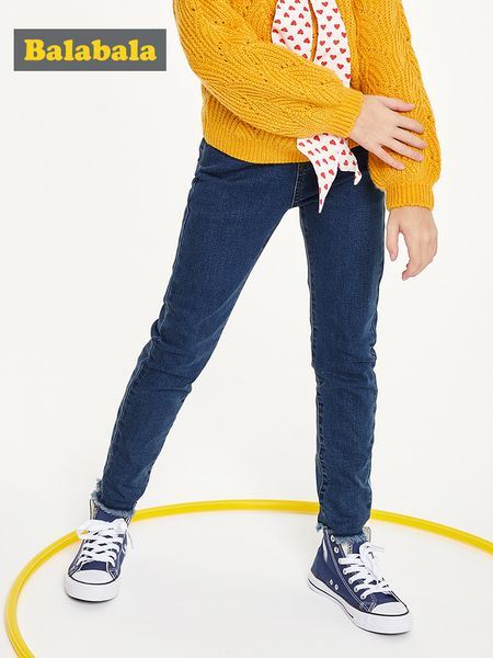balabala children clothing girls jeans children's pants autumn 2019 new big girl trousers fashion stretch, Blue
balabala children clothing girls jeans children's pants autumn 2019 new big girl trousers fashion stretch, Blue